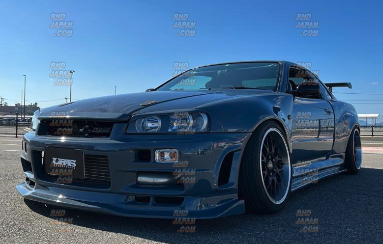 URAS Cho Super Wide Aerosystem Body Kit Replacement Front Wide Fender Set - Skyline ER34 2 Door